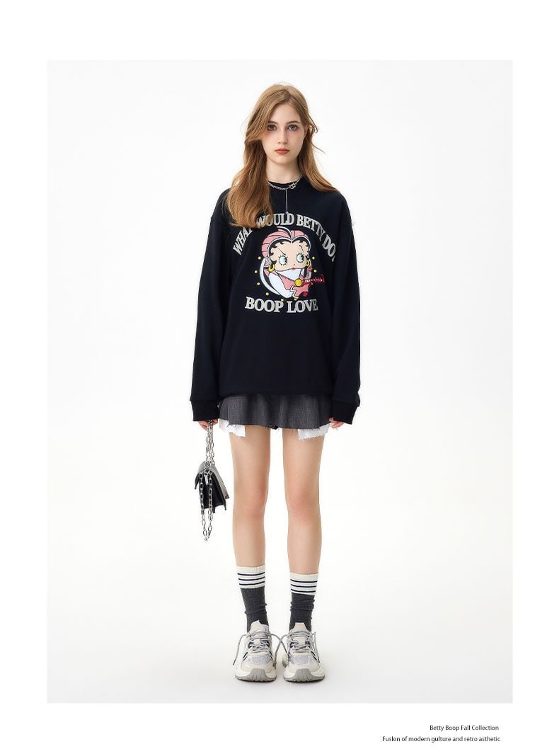 大活躍 絶対流行  個性的なデザイン トレンドアイテム 2色選択  男女兼用 スウェットE-12330