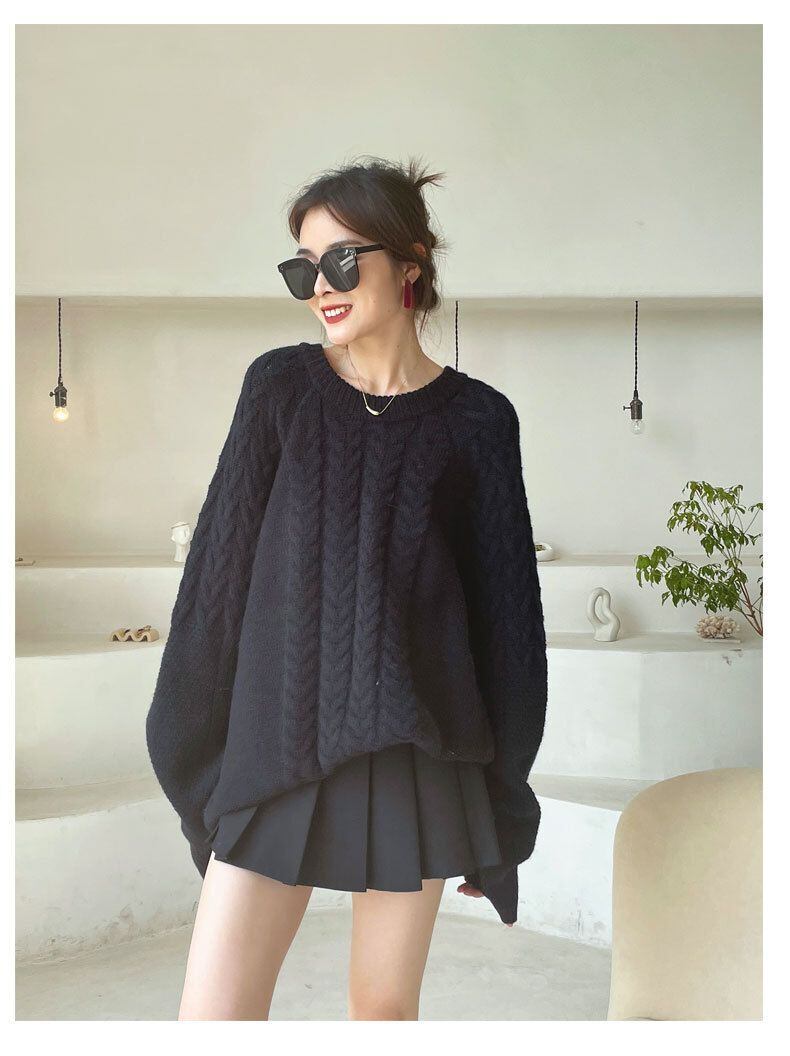 超人気 大人可愛い おしゃれ度高め 着心地良い カジュアル 4色選択 セーターE-12351