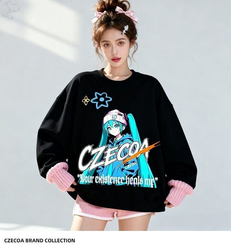 スウィート 大人可愛い アバンギャルド  早い者勝ち カジュアル スウェットE-12288