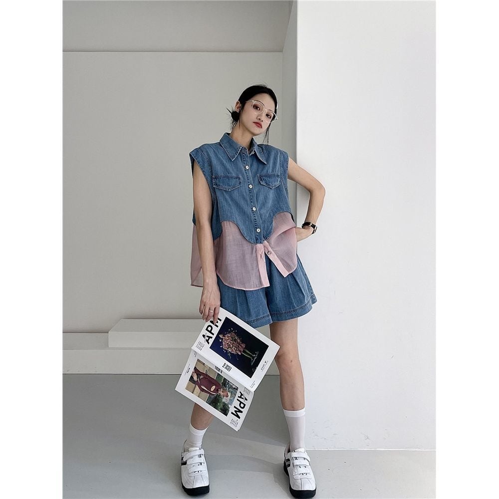 今季マストバイ ファッション 上品 半袖Ｔシャツⅹパンツセット <ins-6575>