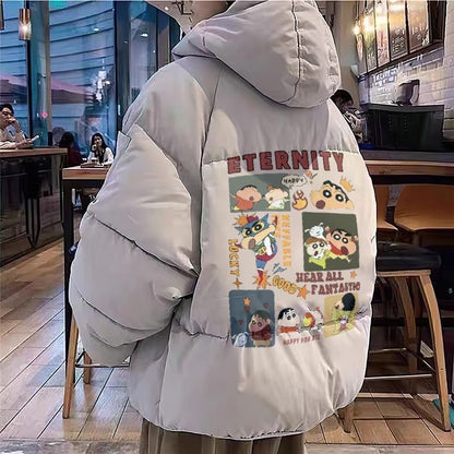 売り切れ必至  2色展開 ユニセックス 男女兼用 厚みパッド入り ジャケットE-12695