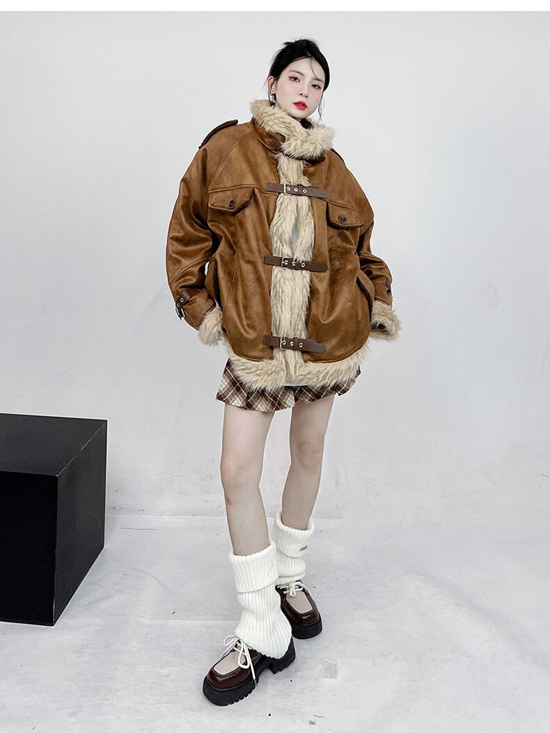 都市ファッショ デザイン オシャレ おしゃれ度高め 切り替え 2色選択 ミドル丈のコットンコート E-10505