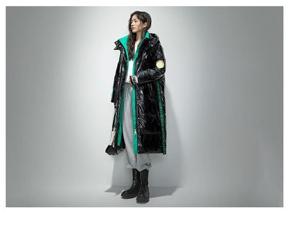 取り入れたい スタイルアップ ファッション フード付きジッパーコート E-10317