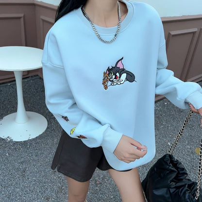 【裏起毛】早い者勝ち 上質 ファッション 刺繍 スウェットE-5815