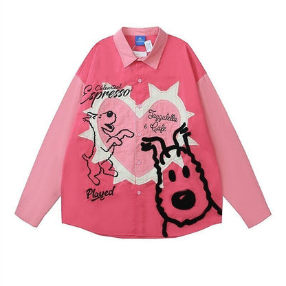 ベストセラーアイテム！ファッション感満々 切り替え アバンギャルド 2色選択 Tシャツ E-9506