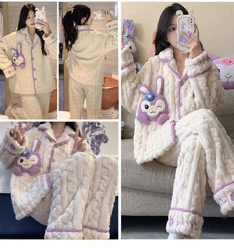 話題沸騰中 トレンドアイテム 存在感抜群 肌触り抜群 5種選択 サンゴフリース パジャマ E-9778