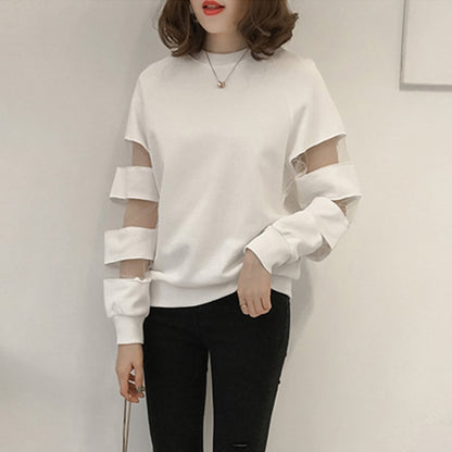 【人気商品再入荷】合わせやすい ラウンドネック デイリー 無地 切り替え スウェット パーカーE-2128