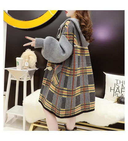 注目の新作超人気フード付きカーディガン   E-1457