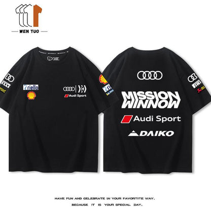 今季マストバイ　カジュアル 売り切れ必至 おすすめ プリントロゴ 半袖 Tシャツ-A2406