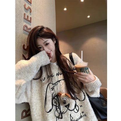 主役級の存在感！絶対欲しい 肌触り抜群 高見えデザイン ニットトップスE-9914