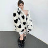 絶対欲しい 美人度アップもこもこボア厚手ジャケットE-12382