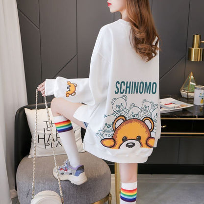 絶対流行 キュート カジュアル 上質 スウェットE-6818