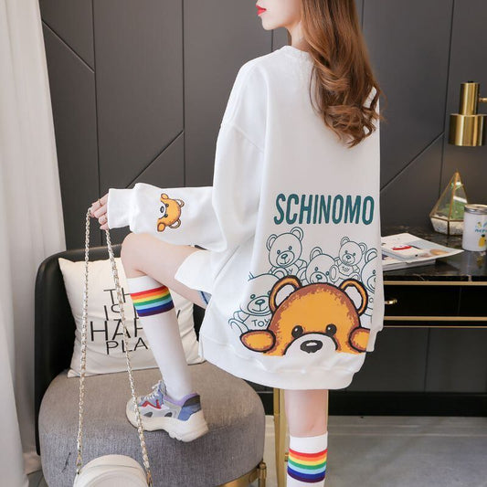 絶対流行 キュート カジュアル 上質 スウェットE-6818