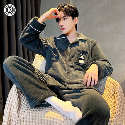 存在感抜群 ファッション トレンドアイテム 肌触り抜群 3種選択 サンゴフリース パジャマ E-9782