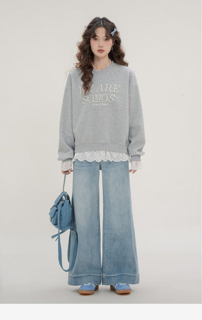 絶対欲しい 早い者勝ち 絶対流行 カジュアル 2色選択 スウェット E-10928