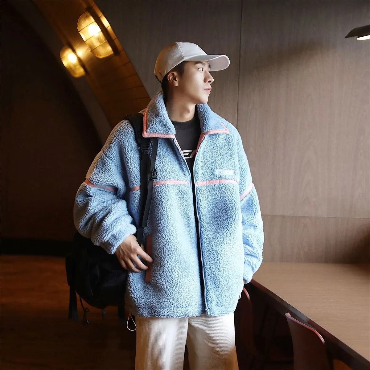 絶対欲しい 高級感 おすすめ 今季マストバイ 全2色 ボアジャケット男女兼用E-12537