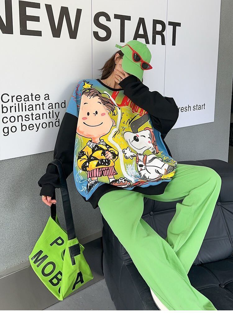 超人気 デザイン性抜群 絶対流行 スタイルアップ カジュアル プリント 4色選択 パーカーE-9381