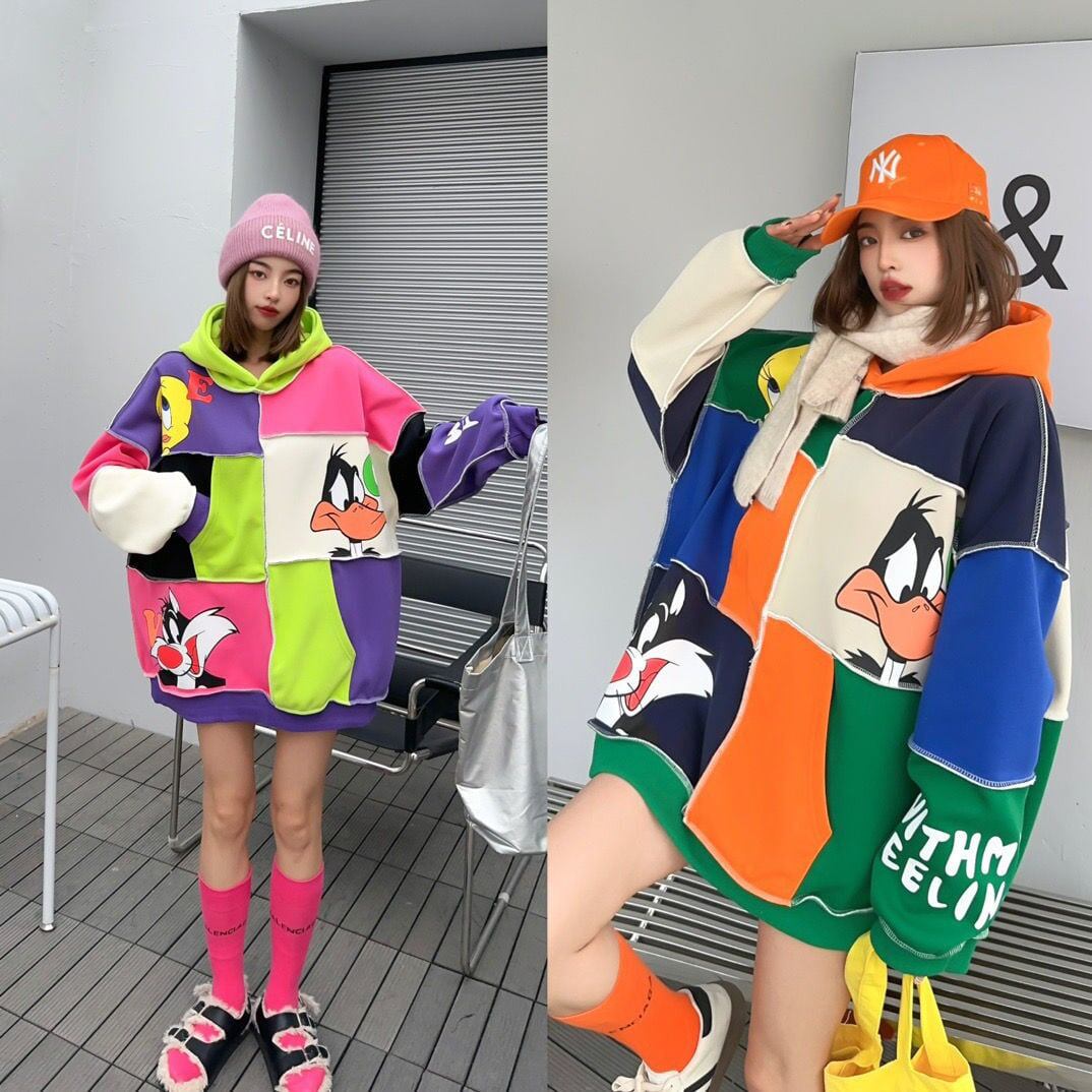 【ランキングNO.5】3回あと払い可能です！超人気  ファッション ルーズスウェットE-5622