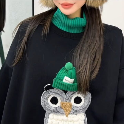 着回し力抜群　絶対流行  個性的なデザイン トレンドアイテム 2色選択 スウェットE-12316