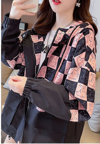 主役級の存在感！今季マストバイ カジュアル 高見えデザイン 切り替え フード付き 2色選択 ジャケットE-9823