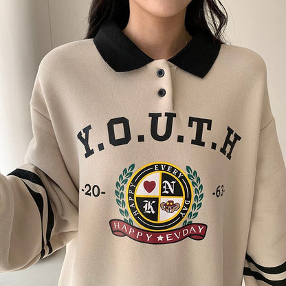 おすすめ 2色 プラスベルベット 長袖 ニット セーター E-10245