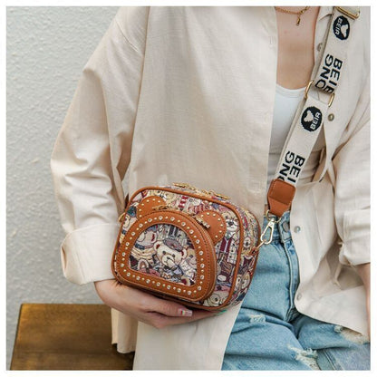 新商品 存在感のある 人気上昇中 キュート ファッション 3色選択可 ベアパターンショルダーバッグE-9860