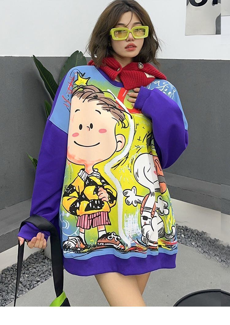 超人気 デザイン性抜群 絶対流行 スタイルアップ カジュアル プリント 4色選択 パーカーE-9381