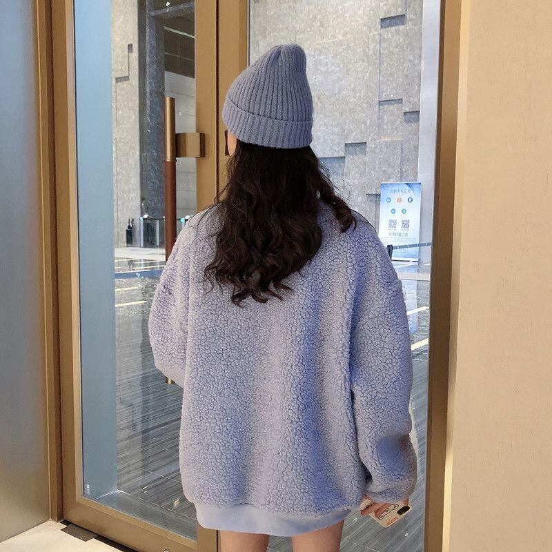 【裏起毛】好感度UP 長袖 キュート スウェット パーカー トップスE-10144