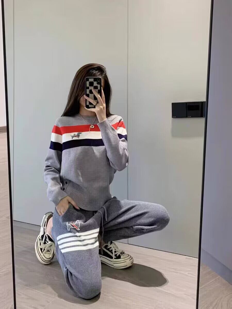 デザイン性抜群 着心地良い おしゃれ度高め 4色選択 トップス+パンツセット E-10871