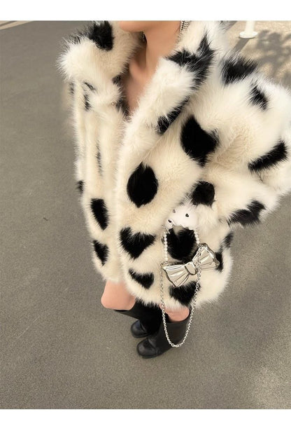 絶対欲しい 美人度アップもこもこボア厚手ジャケットE-12382