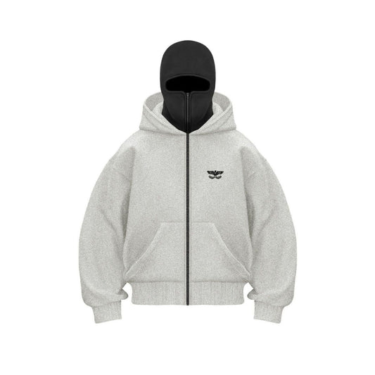 【裏起毛あり】新作 エレガント 大人の定番 忍者マスク式 3色 パーカー-A2190