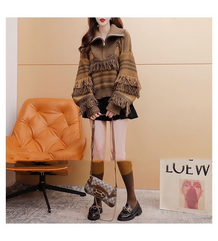 売れ筋 存在感抜群 個性的なデザイン トレンドアイテム 2色選択 スウェット E-12318