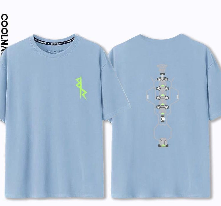 定番シンプル　好感度UP  売れ筋   おすすめ プリントロゴ 半袖 Tシャツ-A2509