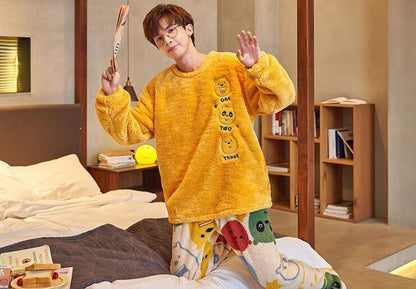 話題沸騰中 上質 絶対欲しい ファッション 着心地良い 3種選択 サンゴフリース パジャマ E-9780