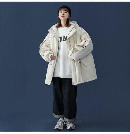 ユニセックス暖かいパンダプリントダウンジャケット  3色 E-5760