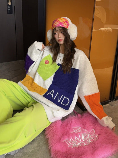 美人度アップ  キュート  柔らかくて優しい印象  カジュアル   3色 スウェット  E-12213