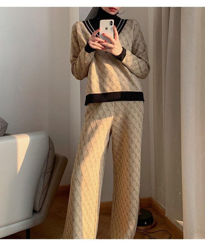 今季マストバイ おしゃれ度高め 好感度UP 着心地良い トップス+パンツセット E-10867