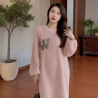 好感度UP 気質アップ 柔らかくて優しい印象 4色選択 ニットスカートE-10026