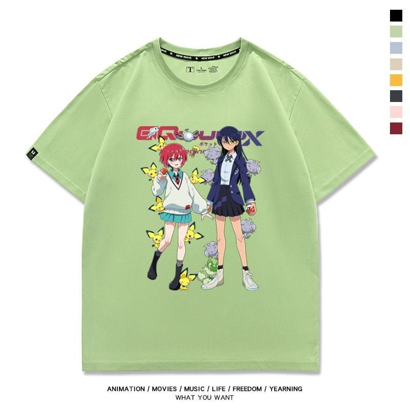 絶対欲しい  好感度UP  売れ筋   おすすめ プリントロゴ 半袖 Tシャツ-A2566