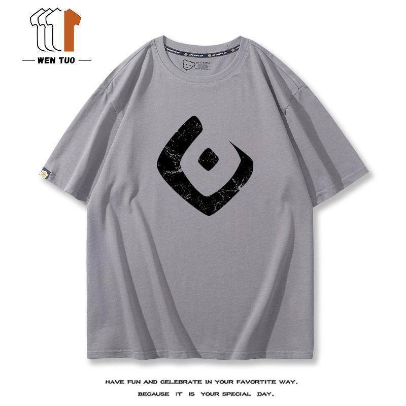 好感度UP  売れ筋   おすすめ プリントロゴ 半袖 Tシャツ-A2504