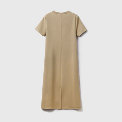 超人気 定番シンプル カジュアルエレガント ワンピース<ins-6603>