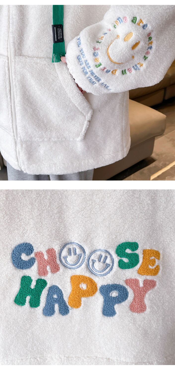 売り切れ必至 カジュアル 定番シンプル 2色選択 ラムフリース コート ボアジャケットE-9805