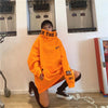 元気いっぱい フード付き ゆったり 2色 長袖 トップス パーカー E-10143