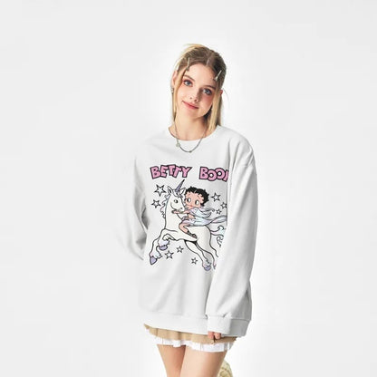 定番シンプル 海外トレンド 好感度UP カジュアル  全3色 スウェットE-12337