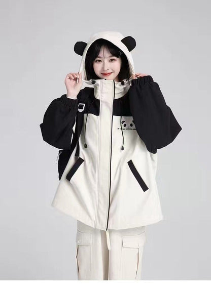 超人気商品 マウンテンジャケット全2色 パンダロゴ 男女兼用 コート E-4794