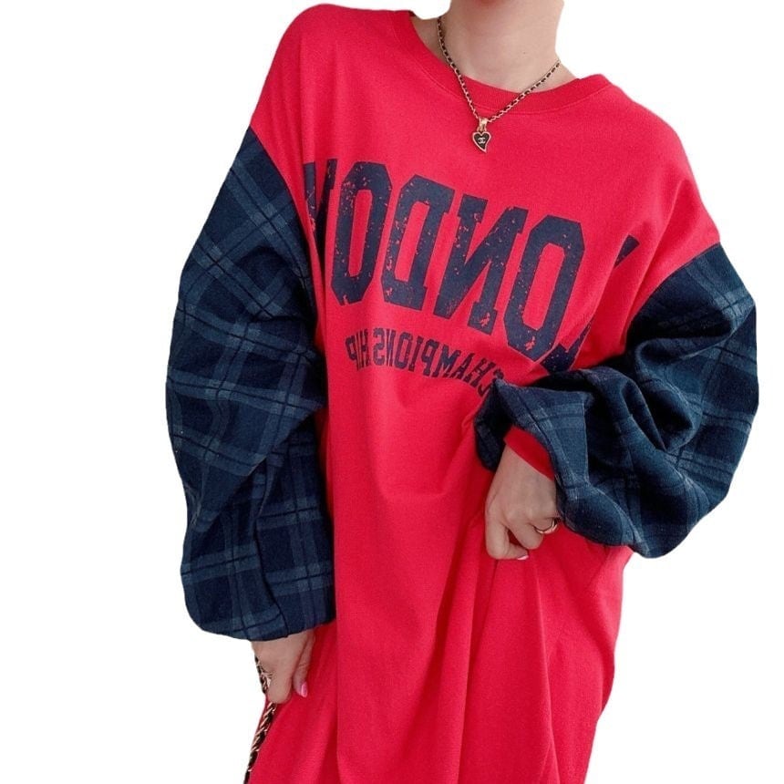 定番シンプル プラスベルベット ファッション 4色 長袖 ニット セーター E-10383