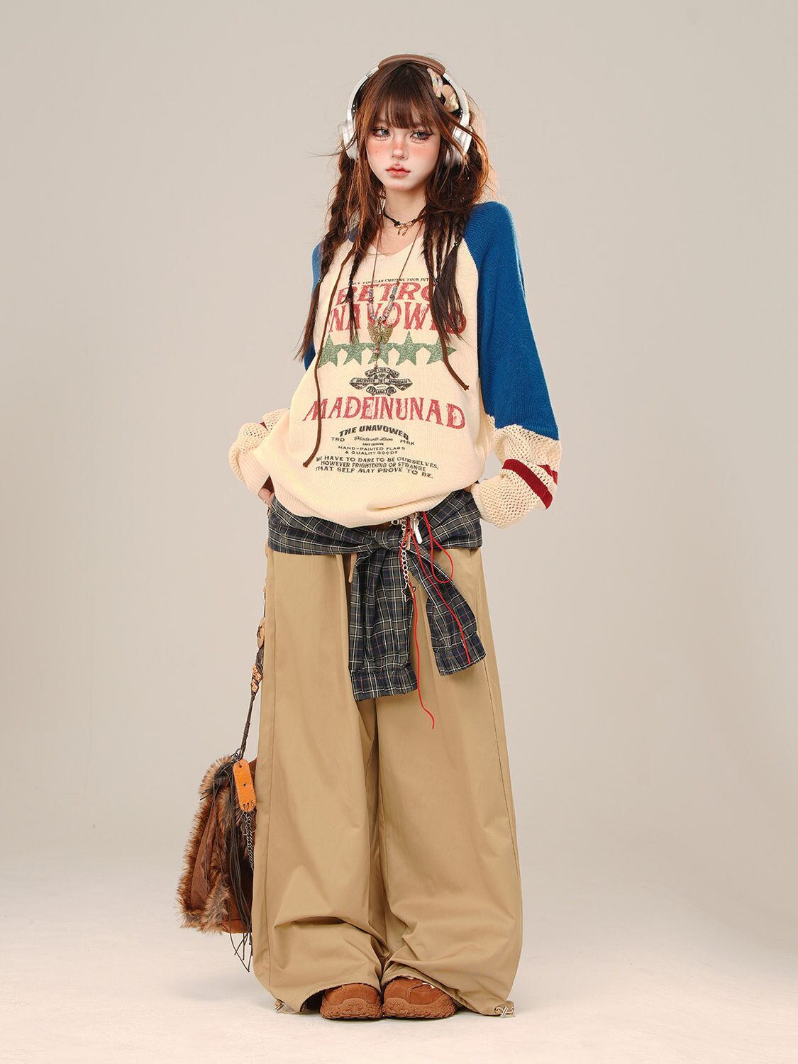 絶対流行 キュート カジュアル スウェットE-6831