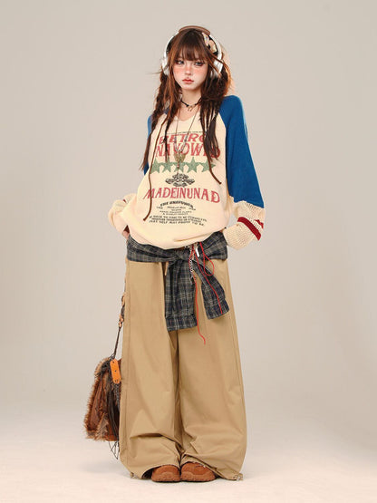 絶対流行 キュート カジュアル スウェットE-6831