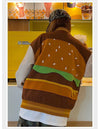 都市ファッショ デザイン オシャレ 高見えデザイン カジュアル 切り替え パーカーE-9647