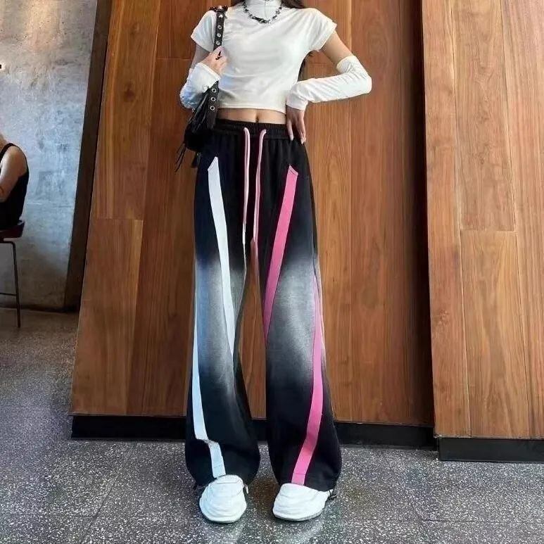 話題沸騰中 個性的なデザイン スタイルアップ 2色 ジョガーパンツ E-9526
